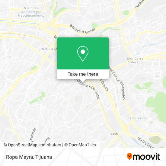 Ropa Mayra map