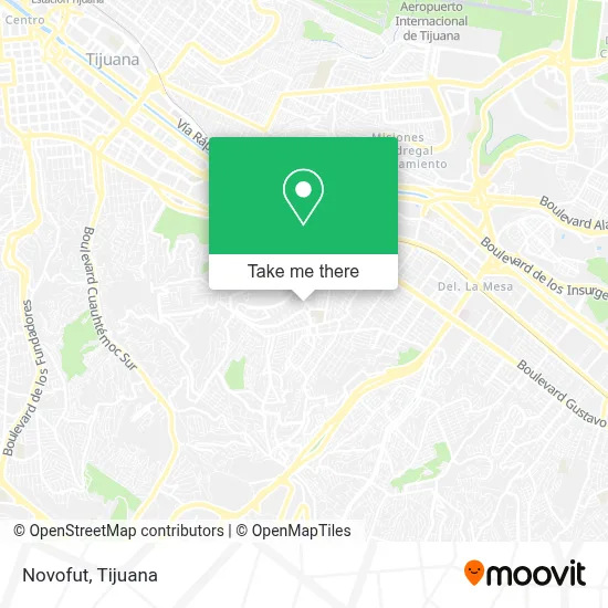 Novofut map