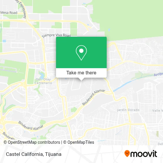 Castel California map