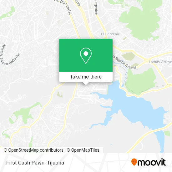 First Cash Pawn map