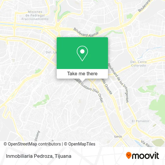 Inmobiliaria Pedroza map