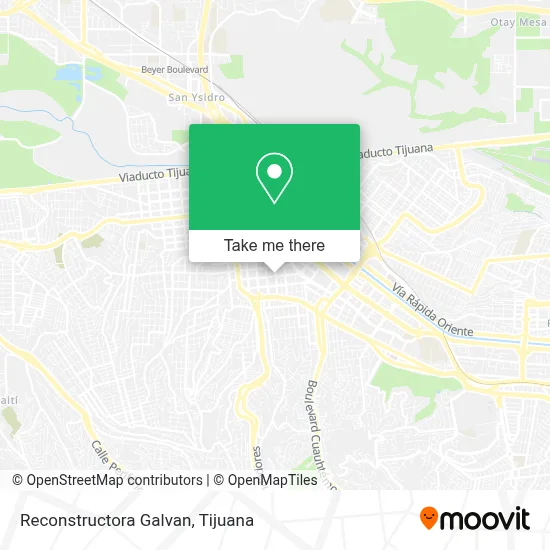 Reconstructora Galvan map