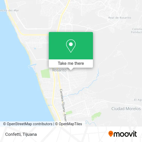 Confetti map