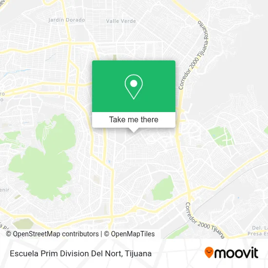 Escuela Prim Division Del Nort map
