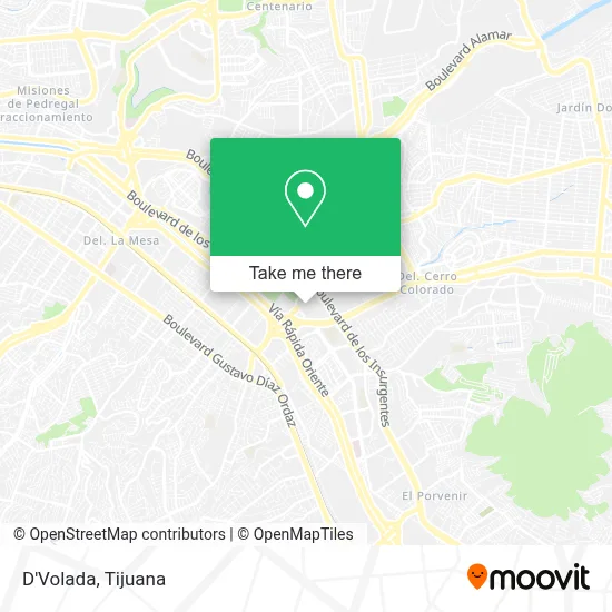 D'Volada map