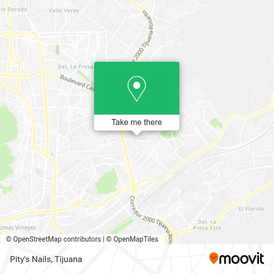 Pity's Nails map