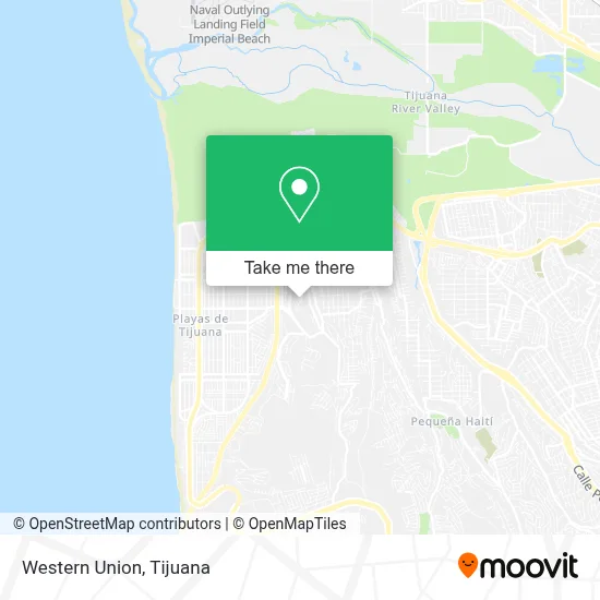 Western Union map