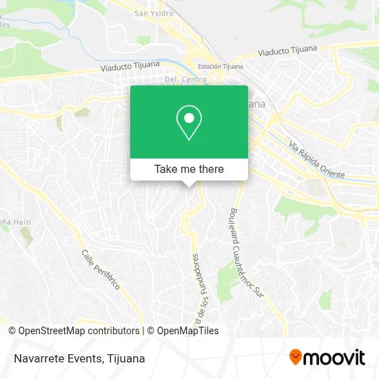 Navarrete Events map