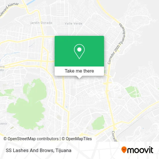 SS Lashes And Brows map