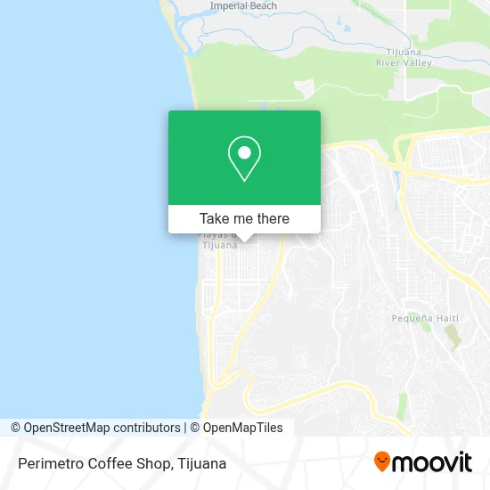 Perimetro Coffee Shop map