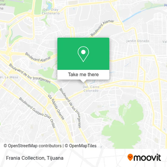 Frania Collection map