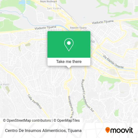 Centro De Insumos Alimenticios map