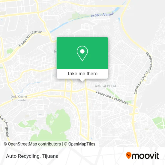 Auto Recycling map