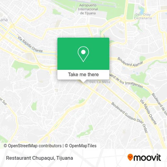 Restaurant Chupaqui map