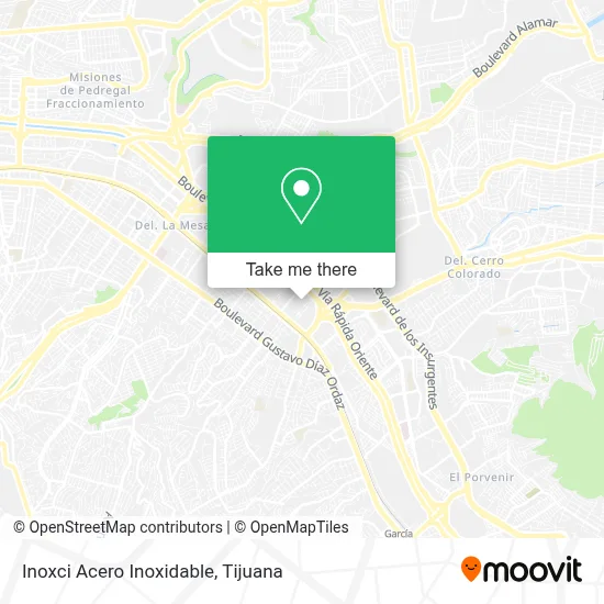 Inoxci Acero Inoxidable map