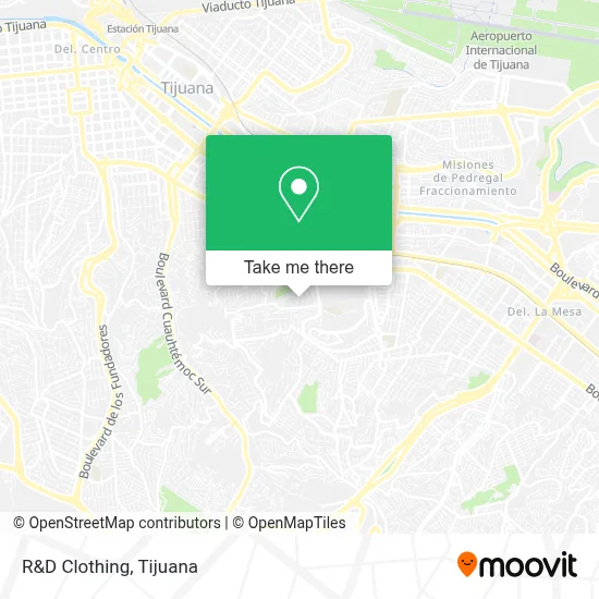 R&D Clothing map