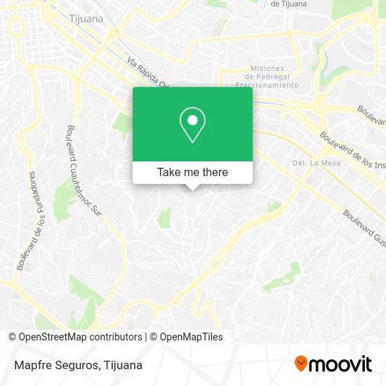 Mapfre Seguros map