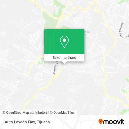Auto Lavado Flex map