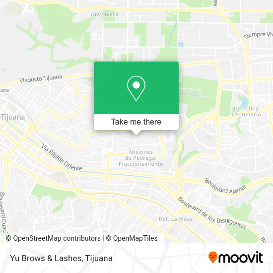 Yu Brows & Lashes map