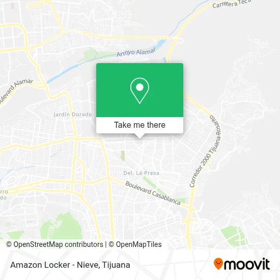 Amazon Locker - Nieve map