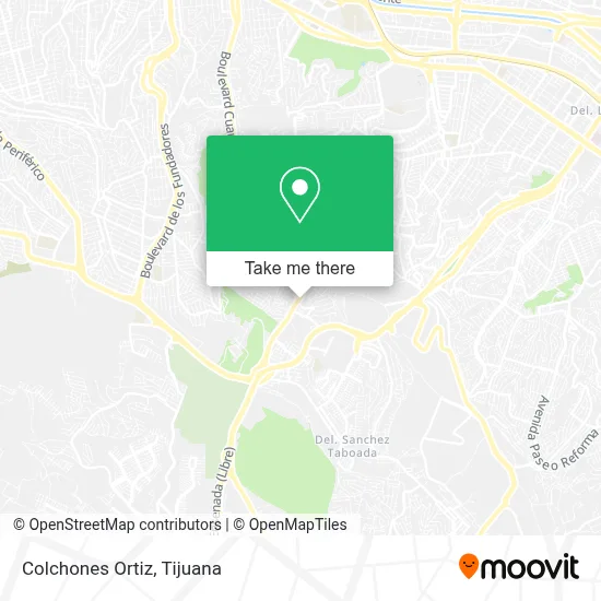 Colchones Ortiz map