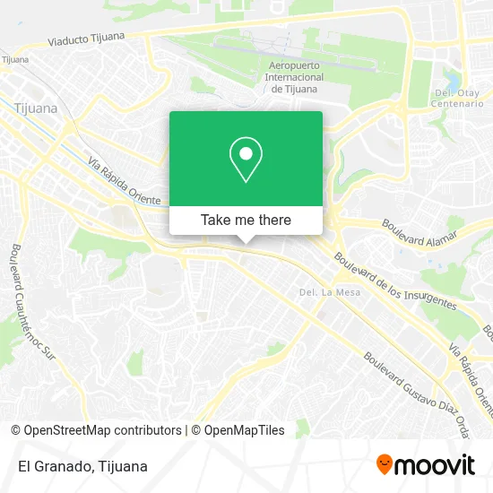 El Granado map