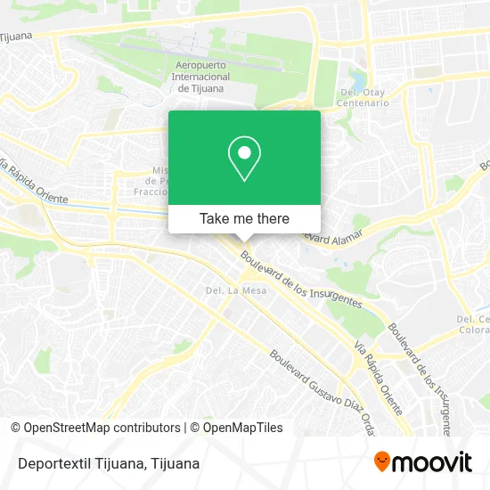 Deportextil Tijuana map