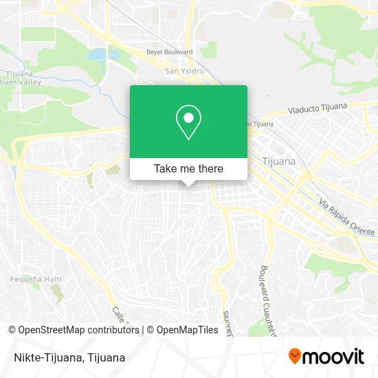 Nikte-Tijuana map