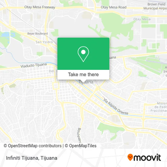 Infiniti Tijuana map