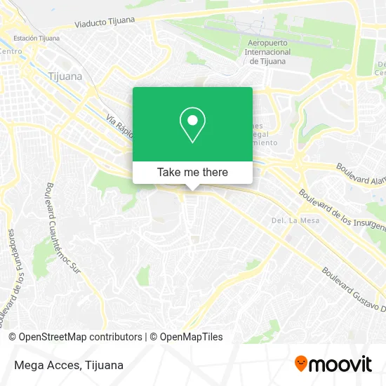 Mega Acces map