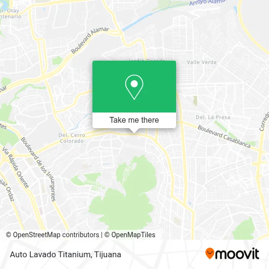 Auto Lavado Titanium map