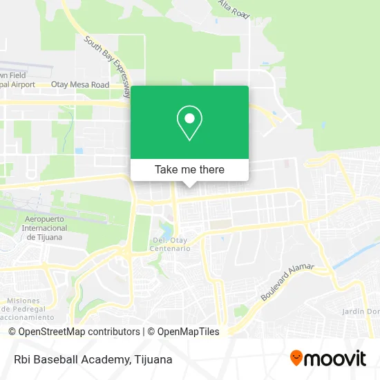 Rbi Baseball Academy map
