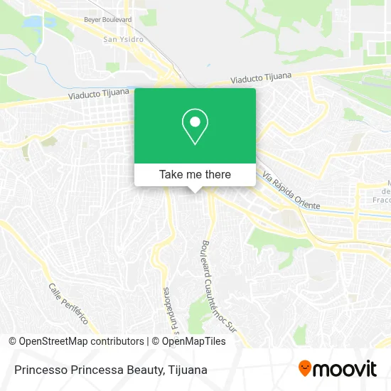 Princesso Princessa Beauty map