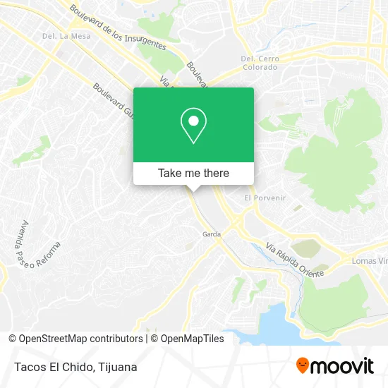 Tacos El Chido map