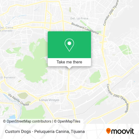 Custom Dogs - Peluquería Canina map