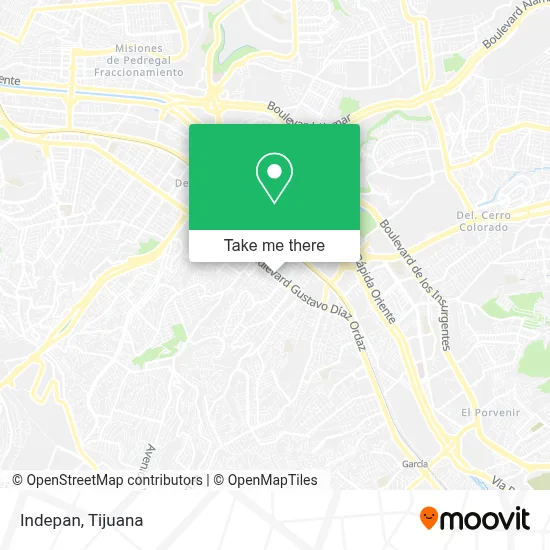 Indepan map