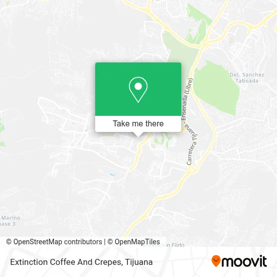 Extinction Coffee And Crepes map