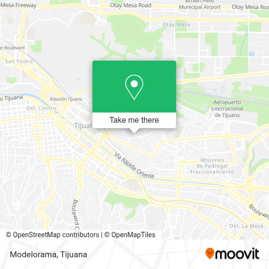 Modelorama map