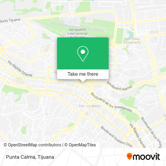 Punta Calma map