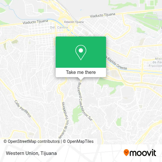 Western Union map