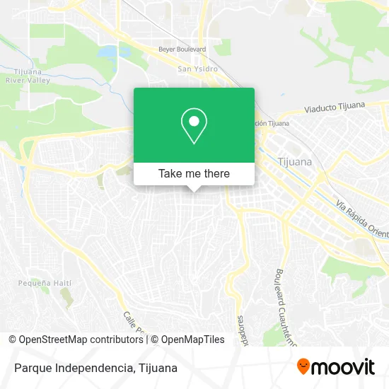 Parque Independencia map