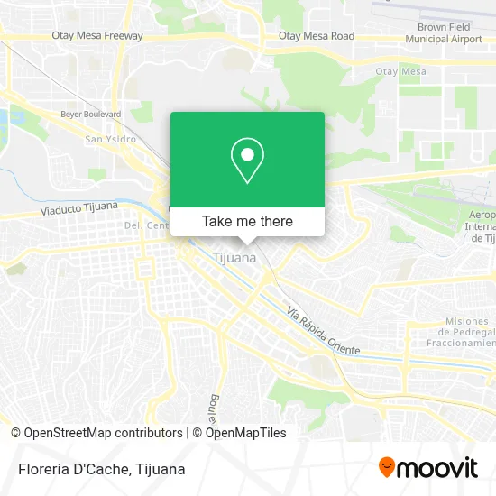 Floreria D'Cache map