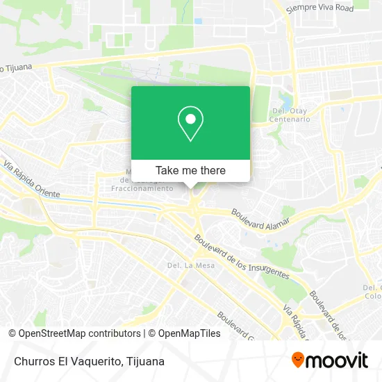 Churros El Vaquerito map