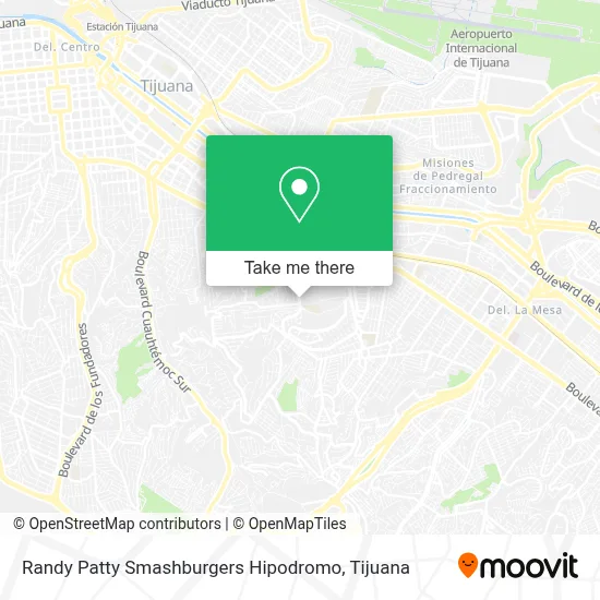 Randy Patty Smashburgers Hipodromo map