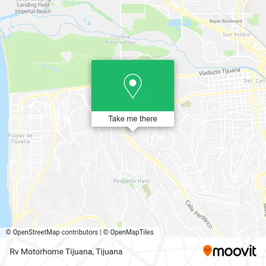 Rv Motorhome Tijuana map