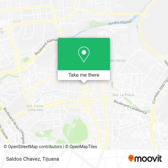 Saldos Chavez map
