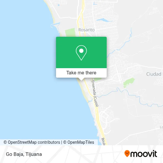 Go Baja map