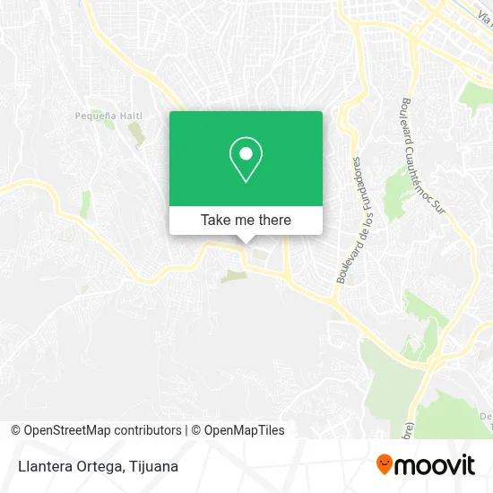 Llantera Ortega map