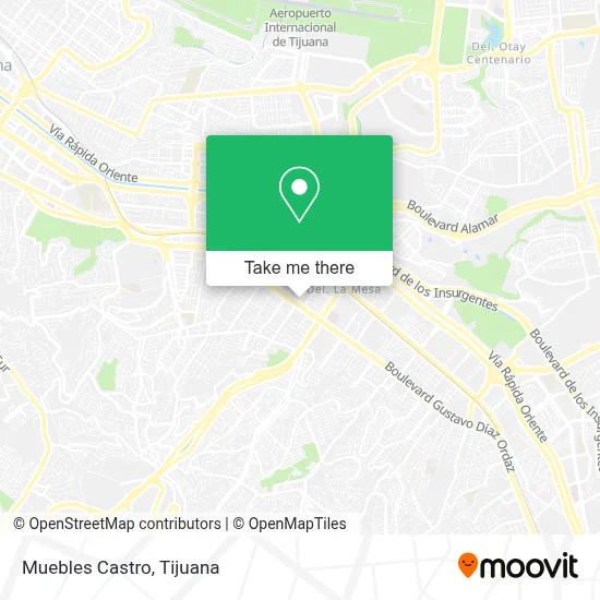Muebles Castro map