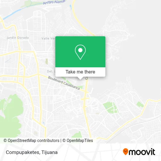 Compupaketes map